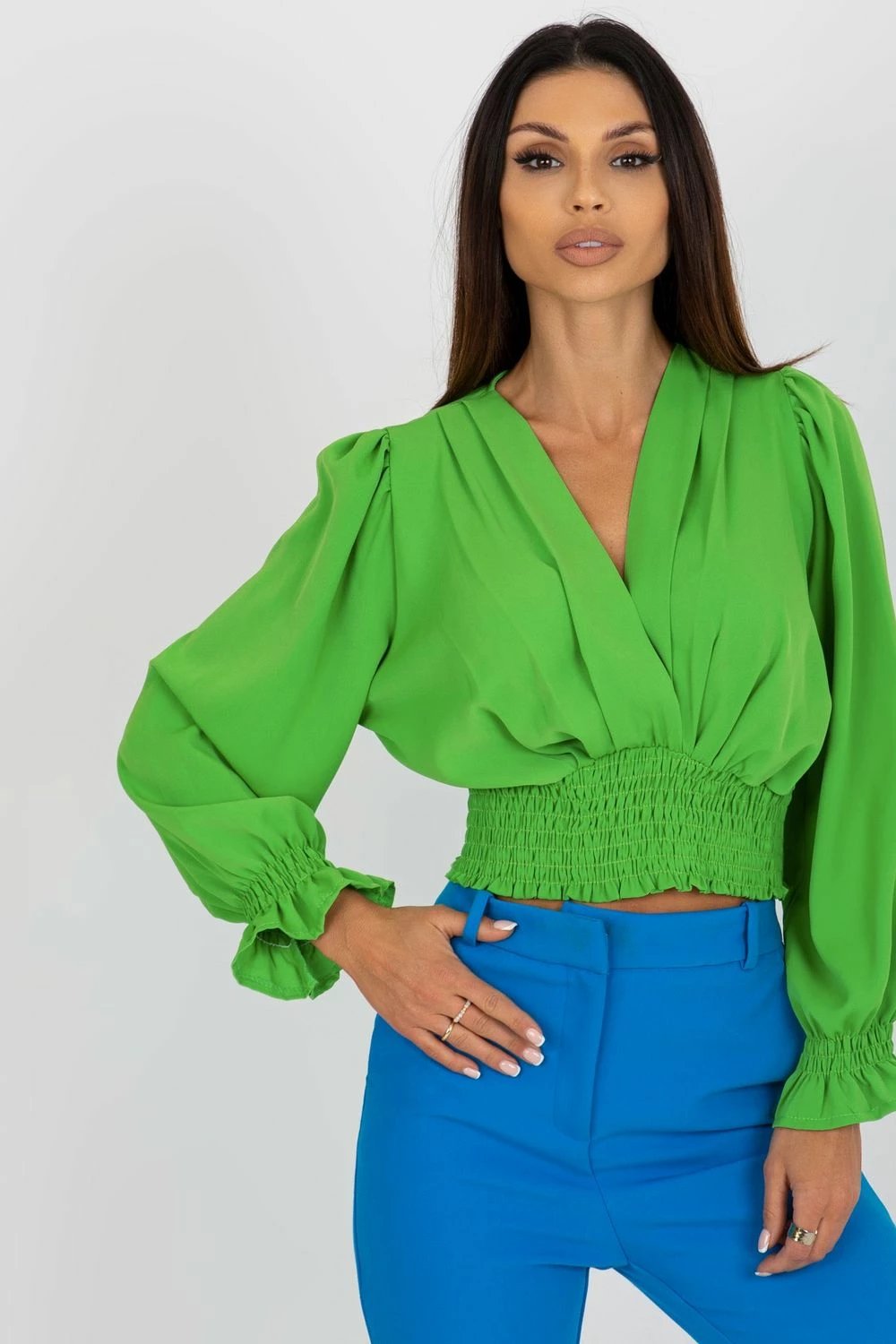 Bluzë Italy Moda, e gjelbër
