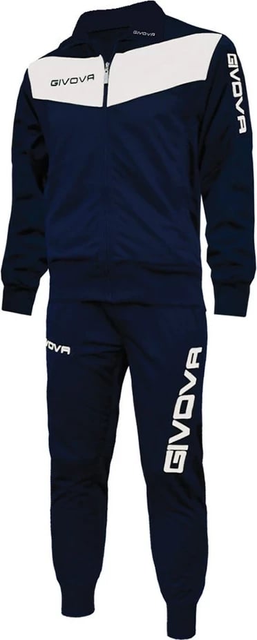 Tuta Givova Visa TR018 0403, blu e bardhë