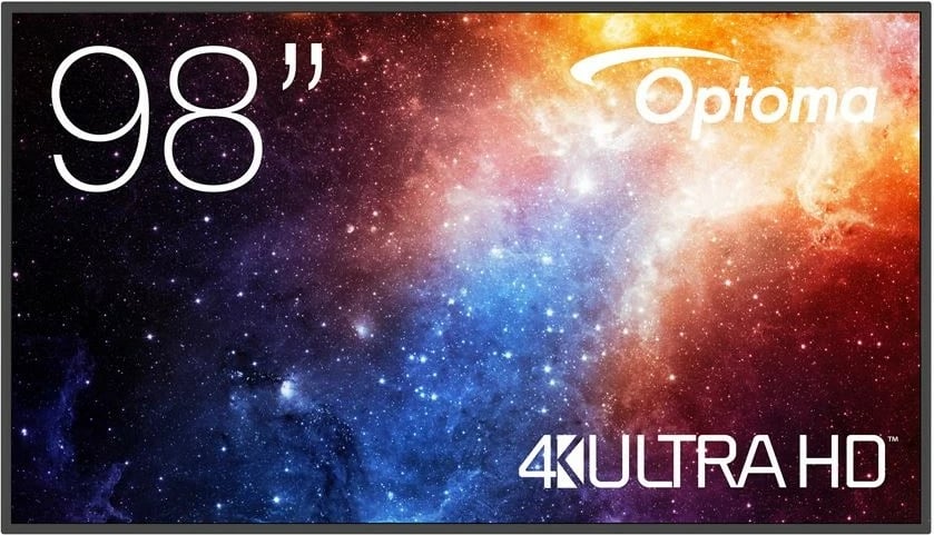 Ekran i madh Optoma N3981K, 98 inç, 4K Ultra HD, LED, Wi-Fi, i zi