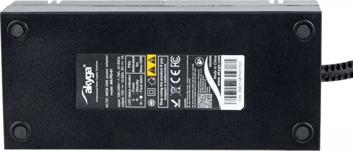 Furnizues energjie për Xbox One AKYGA AK-PD-01, 135W, i zi