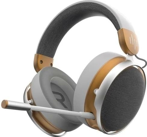Kufje gaming Dark Project SONO Wireless, Bluetooth, mikrofon i ndashëm, bardhë