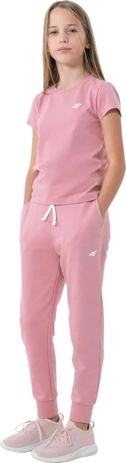 Pantallona sportive për fëmijë 4F, rozë
