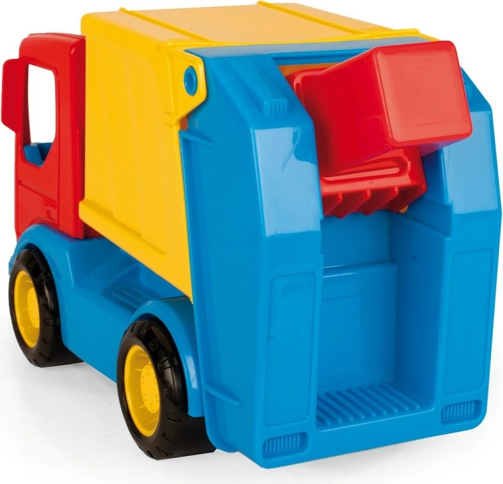 Kamion lodër Wader Tech Truck Garbage Truck, plastikë, 26 cm, blu/kuq/e verdhë