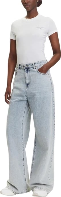 Maicë Tommy Hilfiger Jeans femra e bardhë