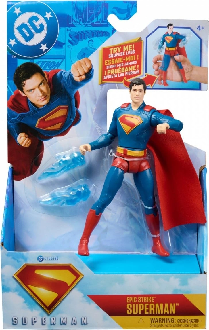 Figurë aksioni Superman Spin Master 15 cm, plastikë, me aksesorë