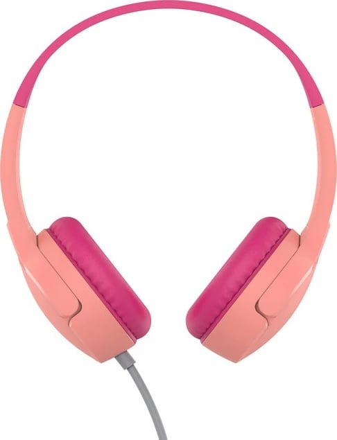 Kufje Belkin SoundForm Mini, me kabllo, për thirrje/muzikë/sport/çdo ditë, rozë