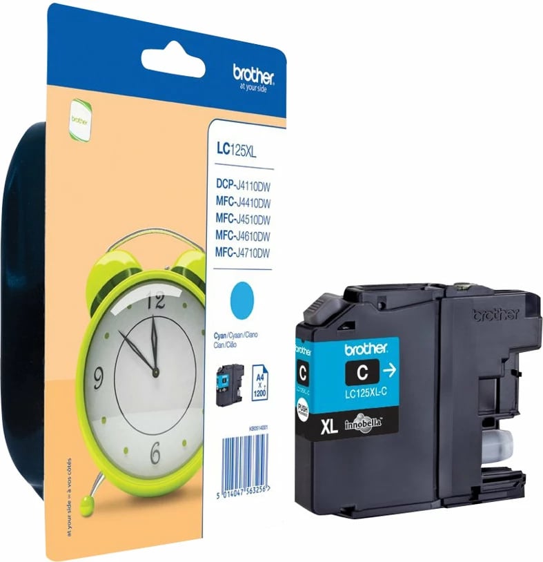 Toner Brother LC125XLC, cyan, super high yield, 1200 faqe