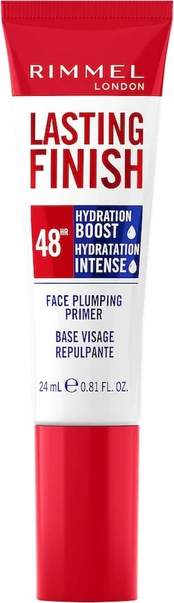 Primer për grim Rimmel Lasting Finish Hydrating Primer për femra Transparent 24ml
