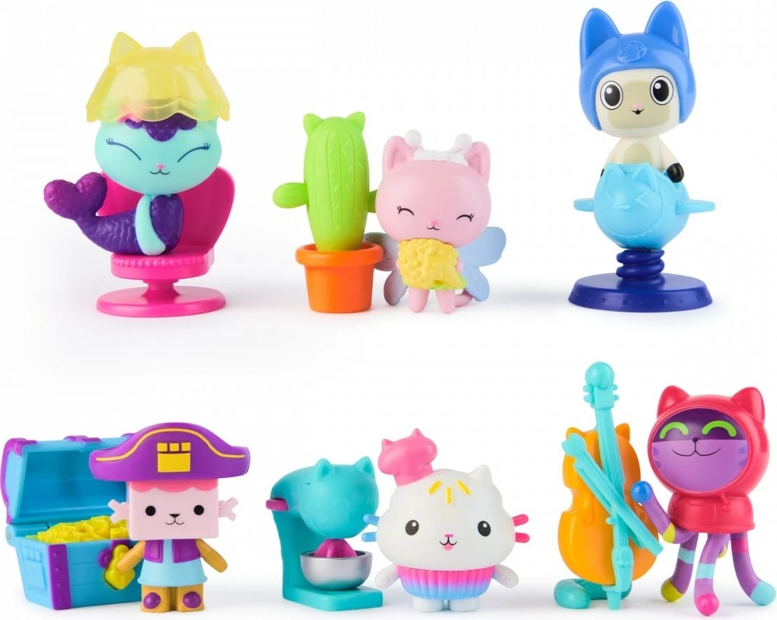 Set figurina Gabby's Dollhouse Spin Master 6071670, plastikë, për fëmijë, shumëngjyrëshe, 2 copë