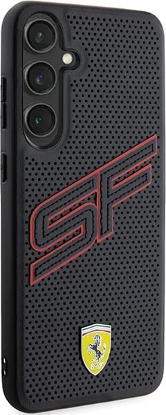 Mbështjellës Ferrari Big SF Perforated për Samsung Galaxy S24+, i zi
