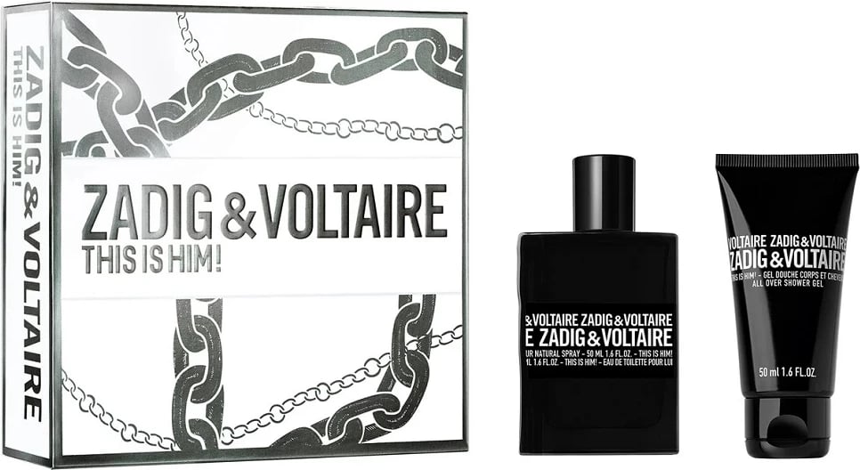 Set Eau de Toilette për meshkuj Zadig&Voltaire This Is Him! 50ml + shower gel 50ml