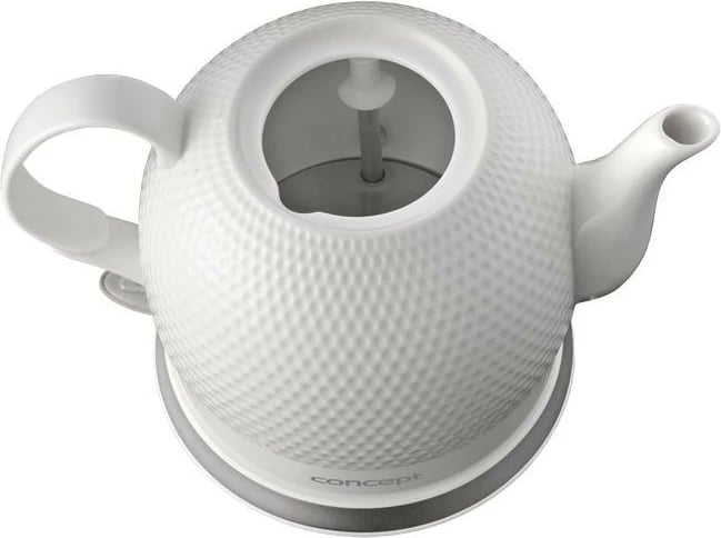 Ibrik elektrik qeramike Concept RK0050, 1.2L, Bardhë