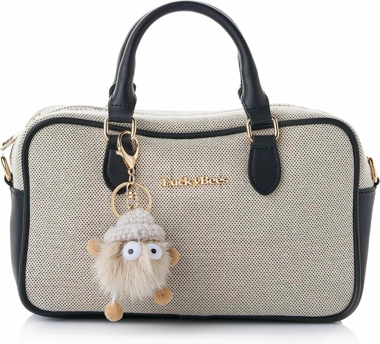 Çantë krahu Lucky Bees, rozë e zezë
