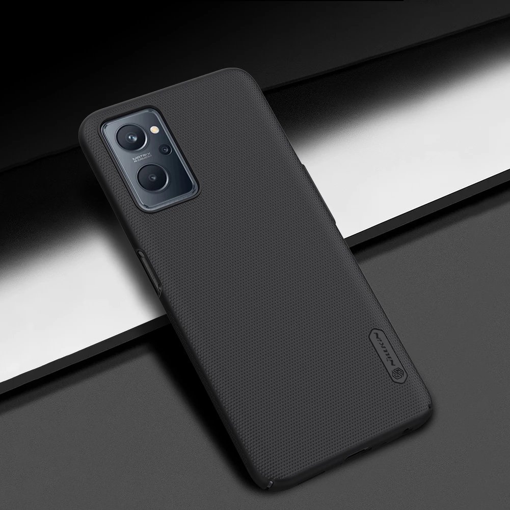 Mbështjellës Nillkin Super Frosted Shield për Realme 9i, i zi