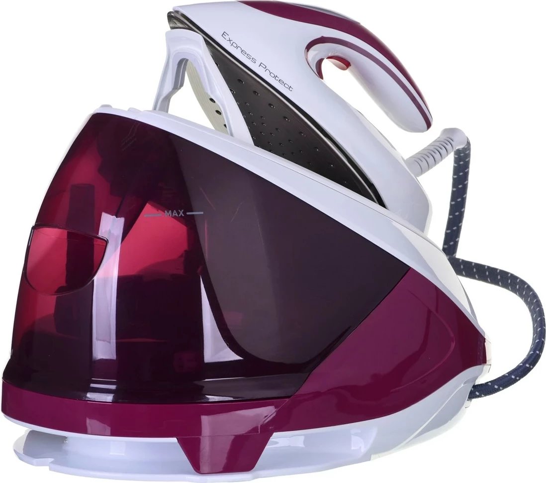 Hekur me stacion avulli Tefal SV9201E0, 2800 W, 1.8 L, Durilium AirGlide Autoclean, Bardhë/Vjollcë