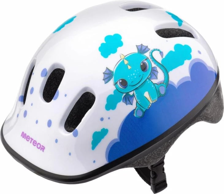 Helmetë për fëmijë Meteor, bardhë e kaltër