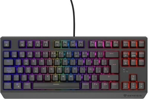 Tastierë gaming Genesis Thor 230 TKL, RGB, mekanike, Outemu Red, e zezë