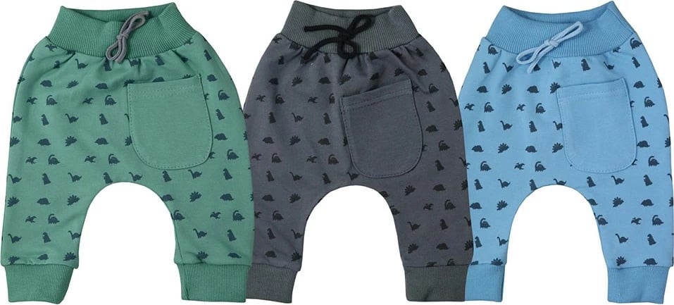 tuta bebe KOALA Dinosaur 62 (3-6m) pambuk 96% elastan 4% blu
