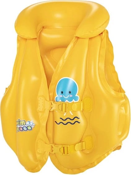 jelek noti i fryrë, Bestway Swim Safe ABC WonderSplash, 51 x 46 cm, 3-6 vjeç 18-30 kg, e verdhë