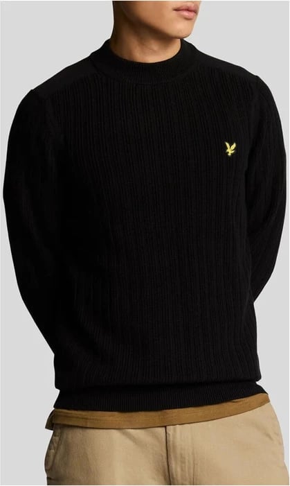 Xhemper për meshkuj Lyle & Scott, i zi