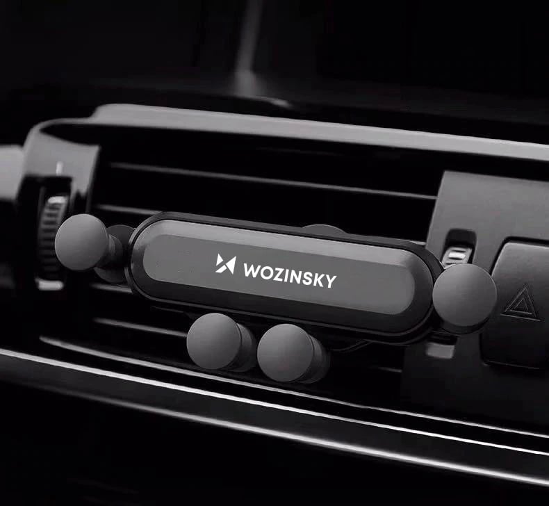 Mbajtës graviteti për celular Wozinsky WCH-05 për grilë ventilimi, zi