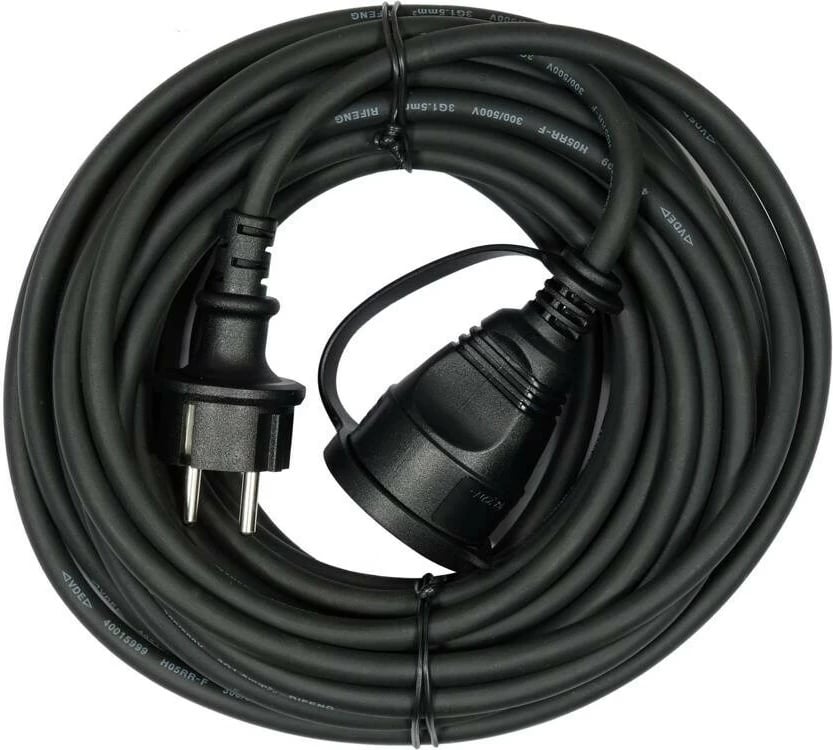 Zgjatues elektrik Yato YT-81025, 250 V, IP44, i zi