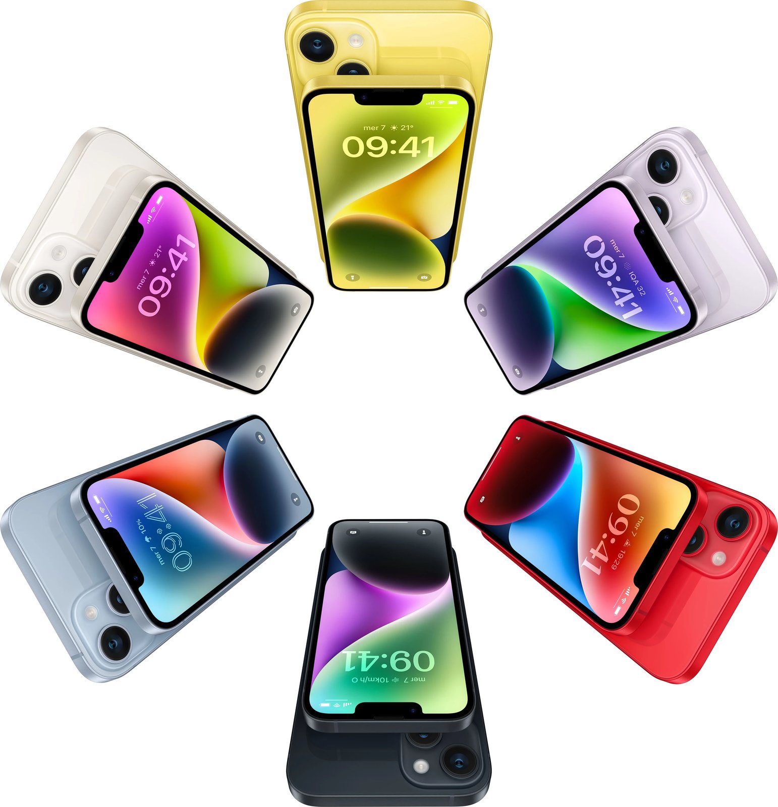 Apple iPhone 14 Plus, 6.7", 256GB, yellow