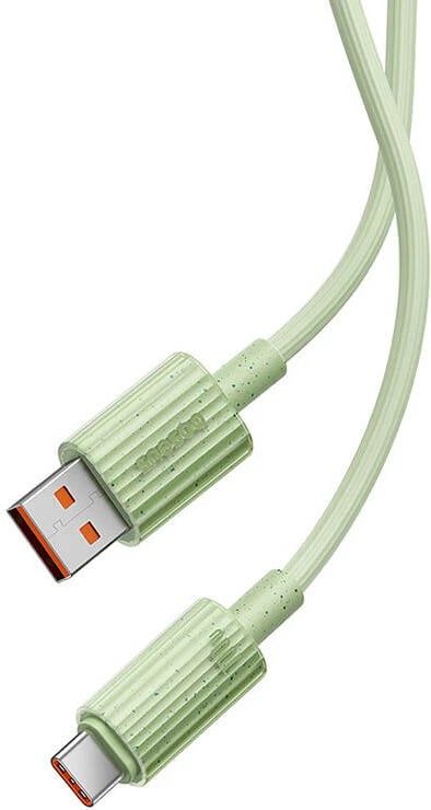 Kabllo karikimi i shpejtë Baseus Habitat Series, USB në USB-C, 2m, 100W, gjelbër