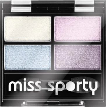 Paletë hije për sy Miss Sporty Studio Colour Quattro Eye Shadow për femra 415 Cool Unicorn, 1 art