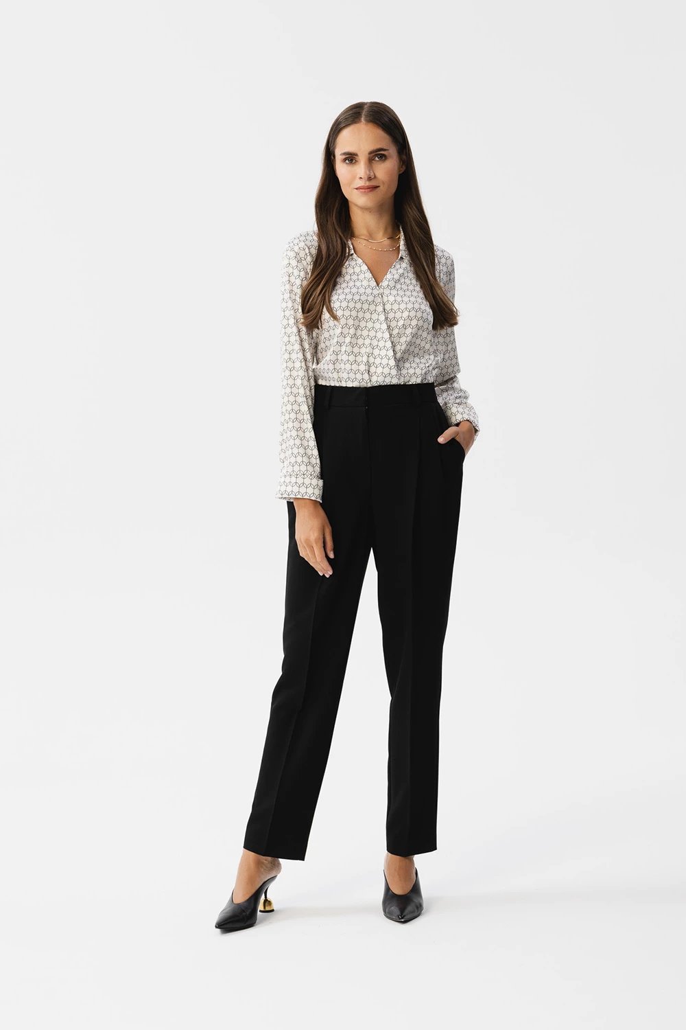 Pantallona femra Stylove 185095, të zeza