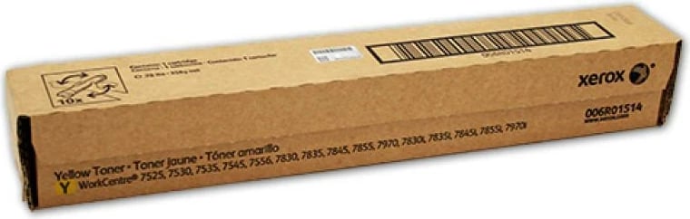 Toner, Xerox, 006R01514 për WorkCentre 7545, kapacitet 9,750–23,700 faqe, verdhë