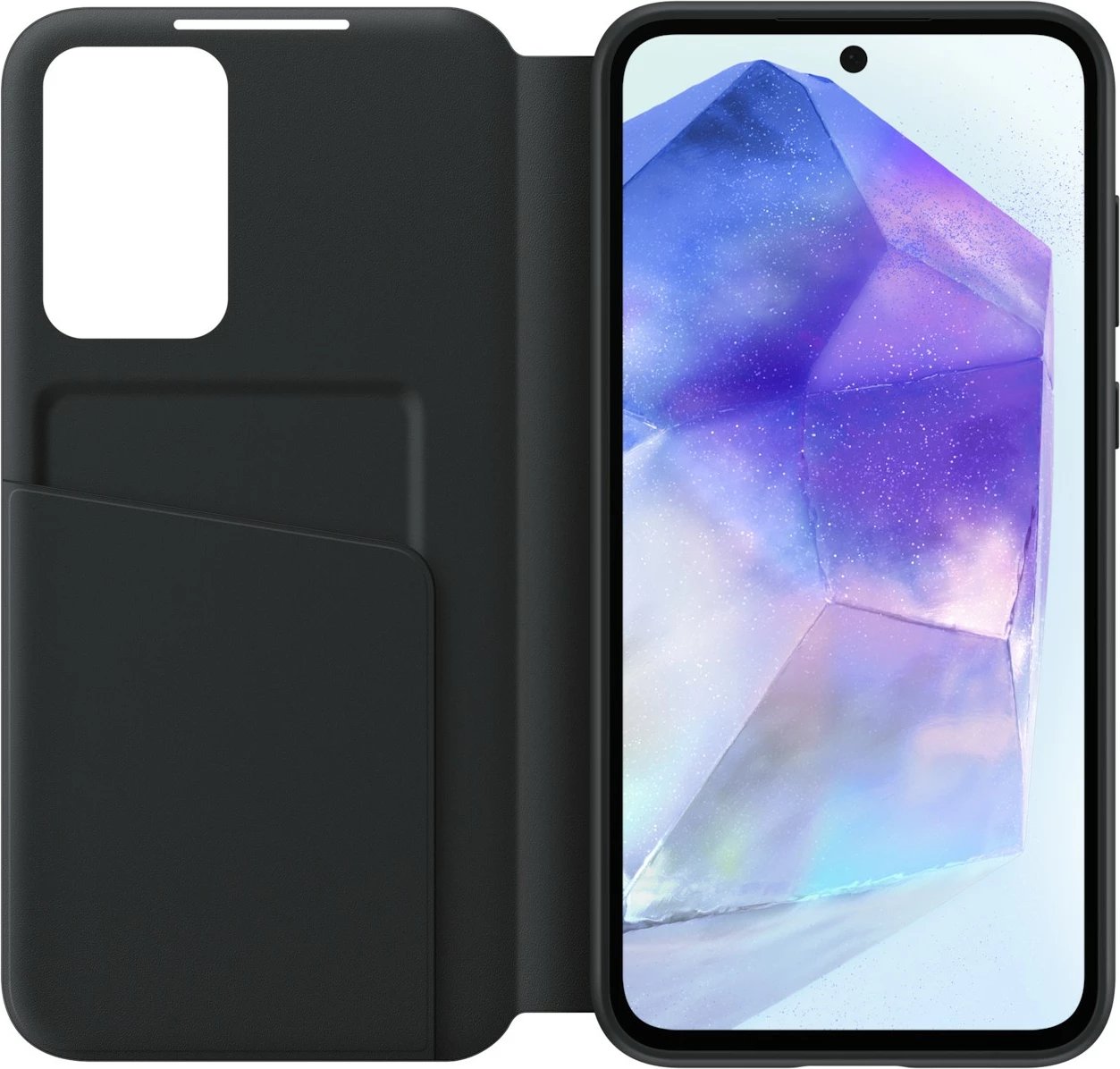 Mbështjellës Samsung EF-ZA556, Galaxy A55, 16.8 cm (6.6), Ngjyrë e zezë