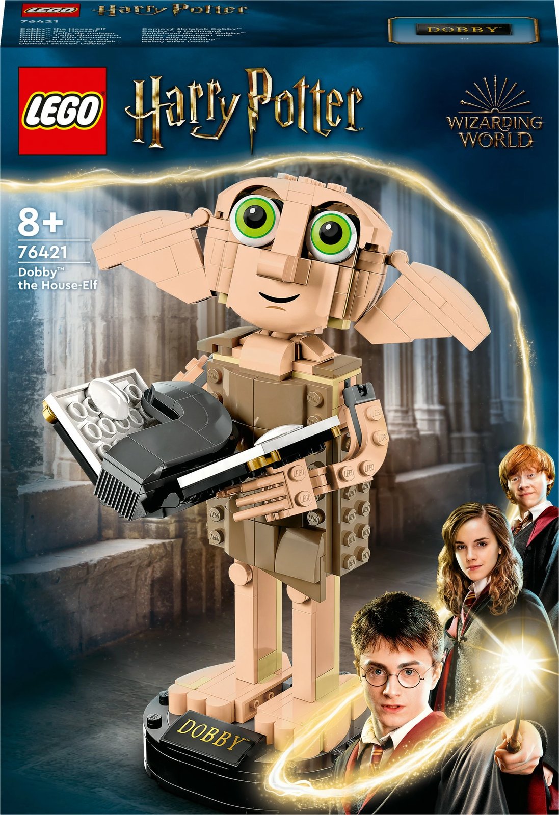 Set ndërtimi LEGO Harry Potter Dobby, 403 pjesë, shumëngjyrësh