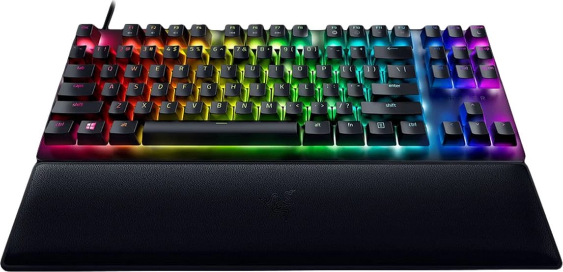 Tastierë, Razer Huntsman V2 TKL RZ03-03941100-R3G1, GER layout, me ndriçim RGB, e zezë