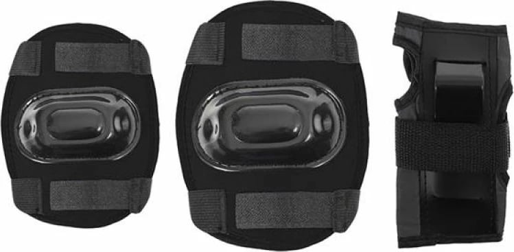 Set mbrojtësesh Nils Extreme, unisex, të zeza