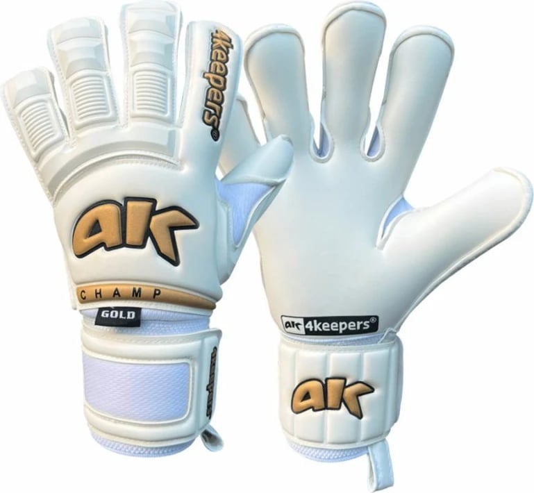 Doreza për portierë 4keepers, Champ Gold VI RF2G, për meshkuj, të bardha
