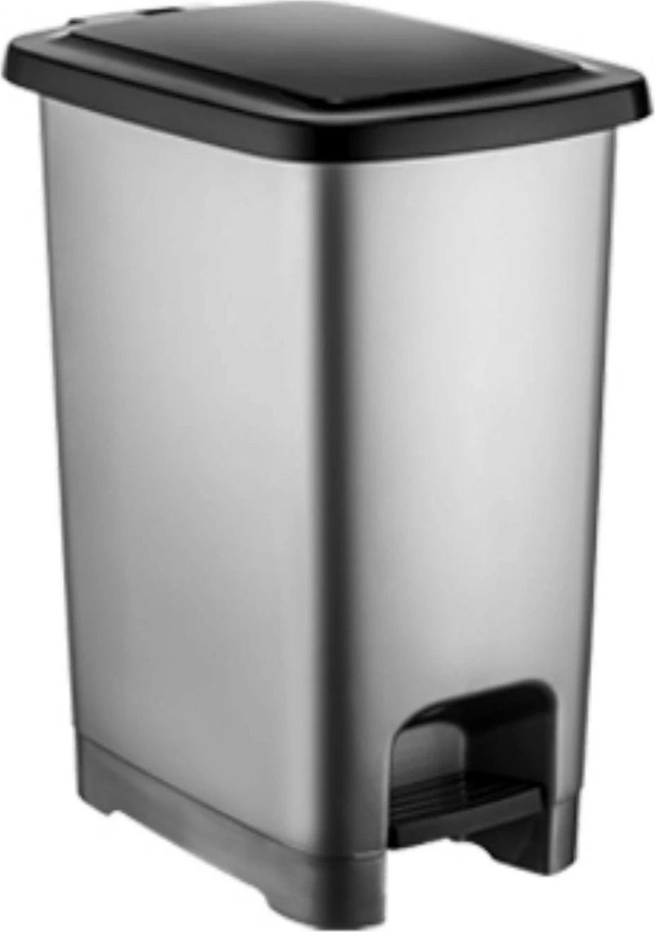 Kosh plastike për mbeturina, ngjyrë antracit, SEPCK-15, 32x22x40cm