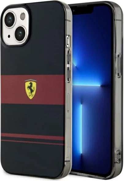 Mbështjellës Ferrari Combi MagSafe për iPhone 14 6.1", i zi