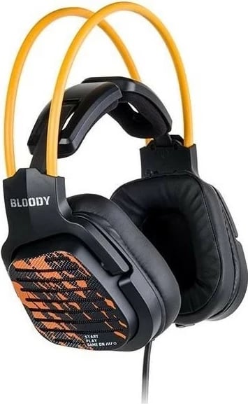 Kufje gaming A4Tech Bloody G565 Energy, virtual 7.1, USB, RGB, të zeza