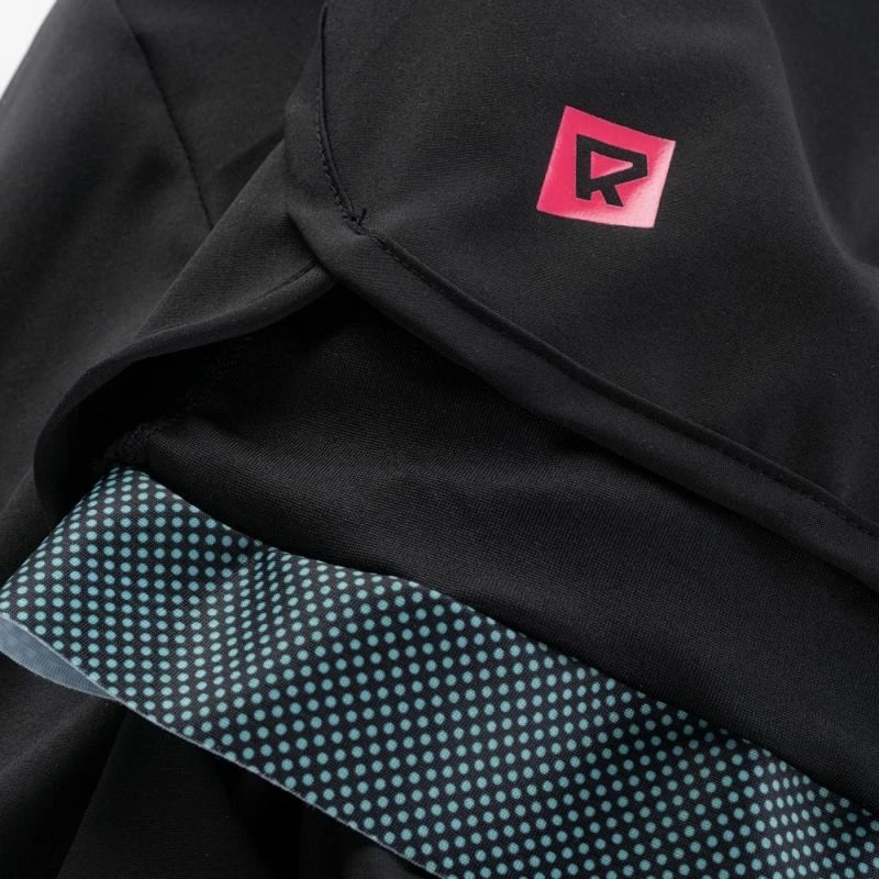 Pantallona të shkurtra për çiklizëm për femra Radvik, të zeza