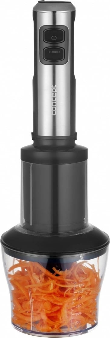 Blender dore Concept TM5500, 1500 W, set aksesorësh, Inox/zi
