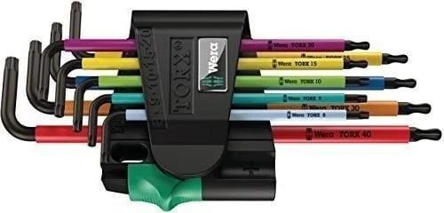 Set çelësash Wera 967/9 TX BO, Multikolor