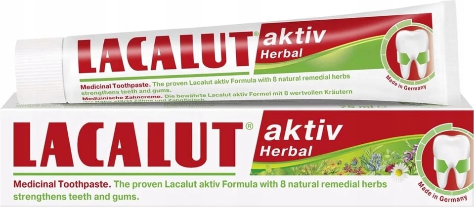 Pasta për dhëmbë Lacalut Aktiv Herbal 75ml