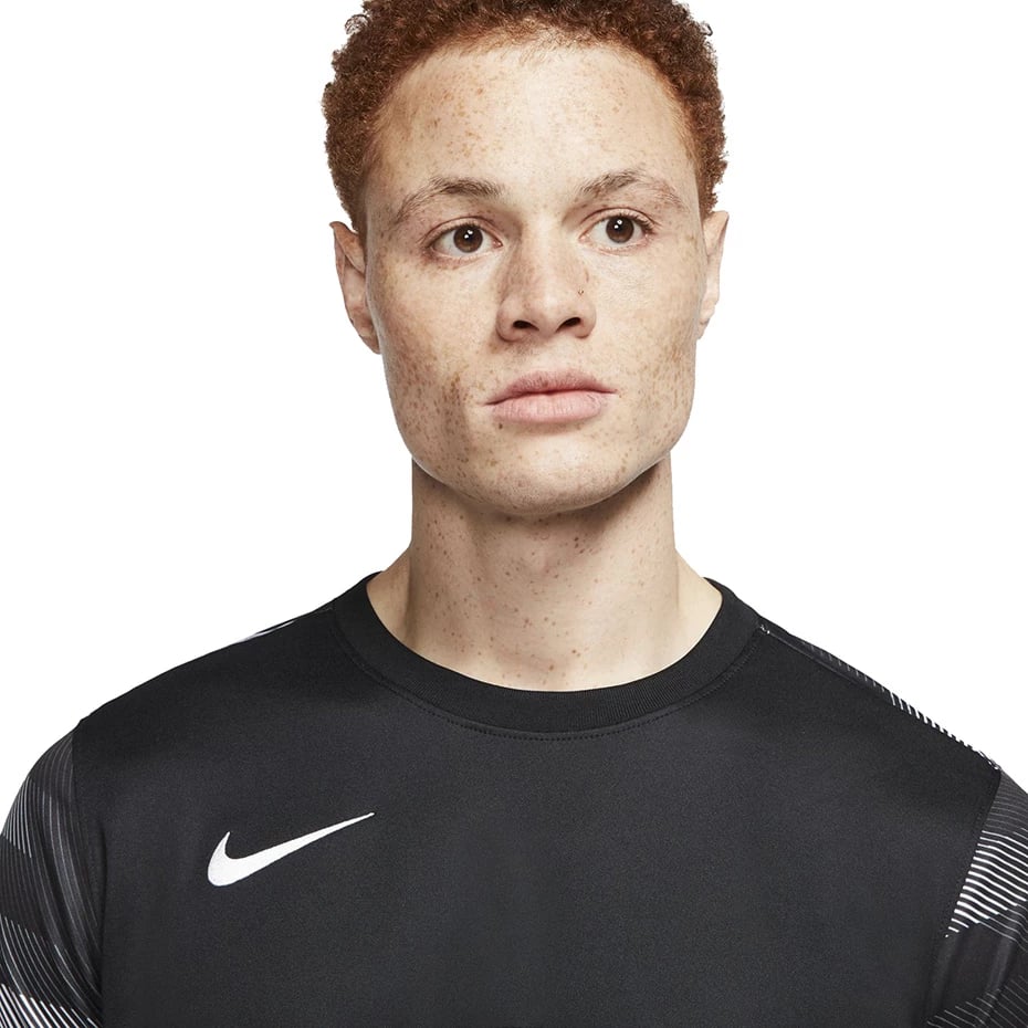 Fanellë portieri Nike për meshkuj, e zezë