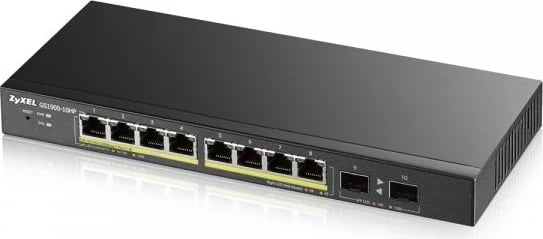 Switch Zyxel GS1900-8HP v3 PoE, Gigabit Ethernet, i zi