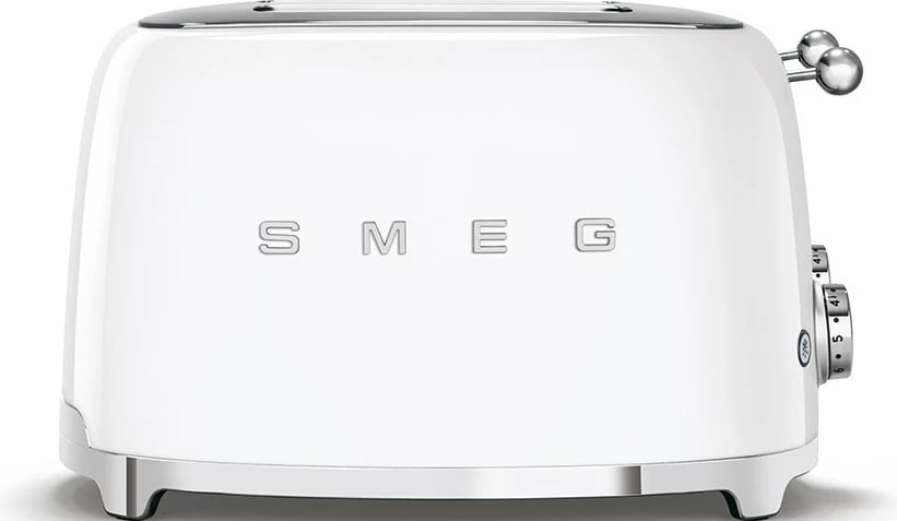 Toaster SMEG TSF03WHEU 4 feta, 2000W, stil i viteve 50', bardhë
