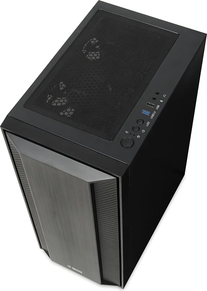 Kasë I-BOX CETUS 906, Midi Tower ATX, e zezë Kasë I-BOX CETUS 906, Midi Tower ATX, e zezë