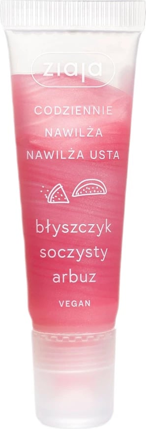 Gloss për buzë Ziaja Juicy Watermelon për femra Soczysty arbuz 12ml