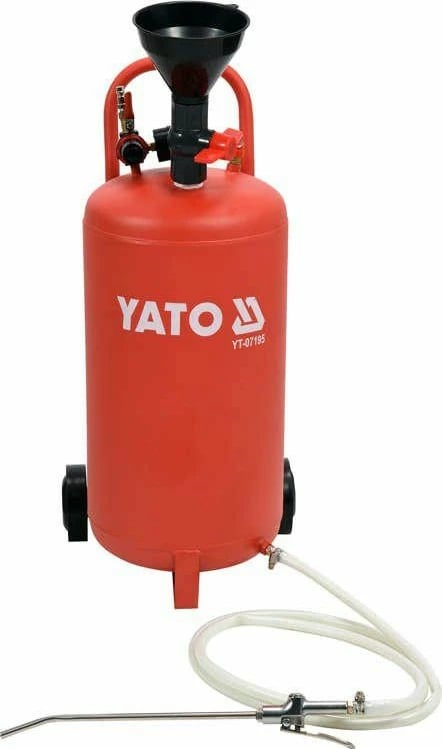 Pompë pneumatike vaji YATO YT-07195, 20L, me rrota, e kuqe