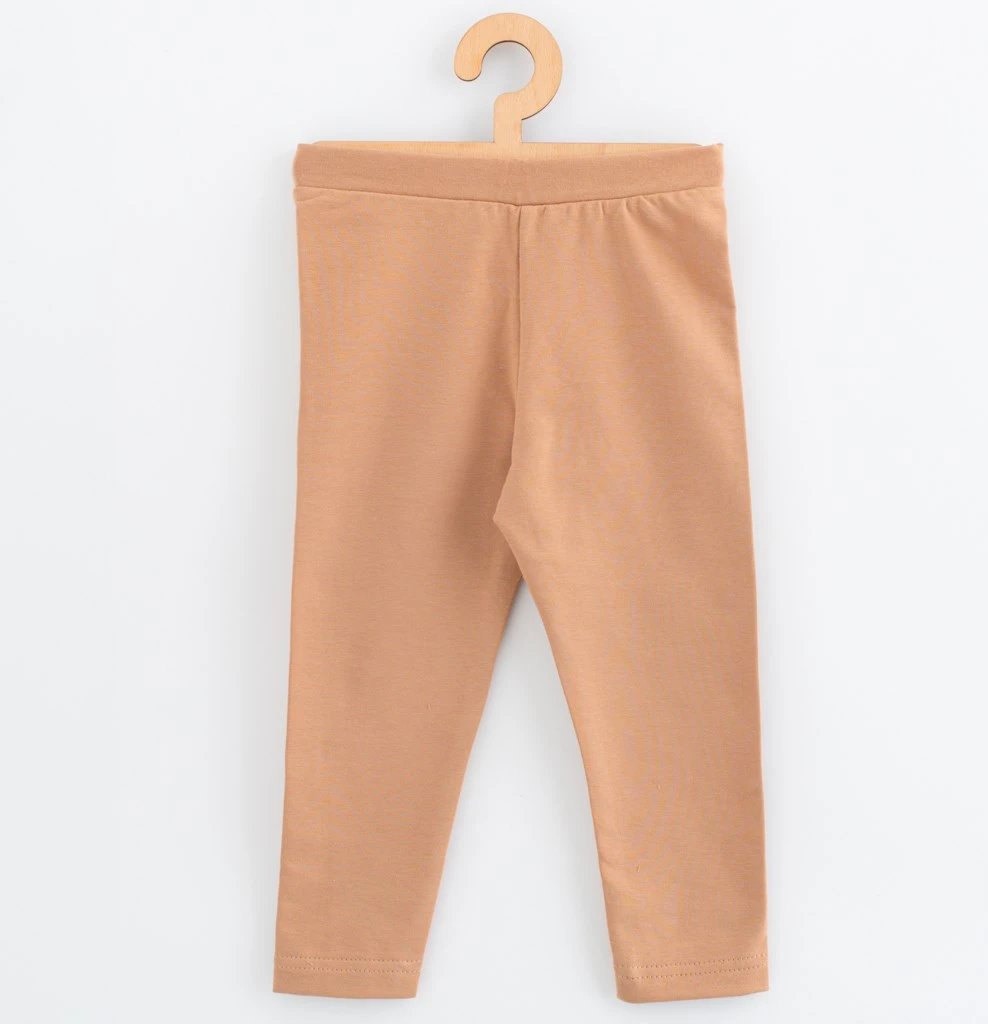 Legingse për fëmijë, New Baby, Kindergarten, 95% pambuk 5% elastan, madhësi 104/110, bezhë